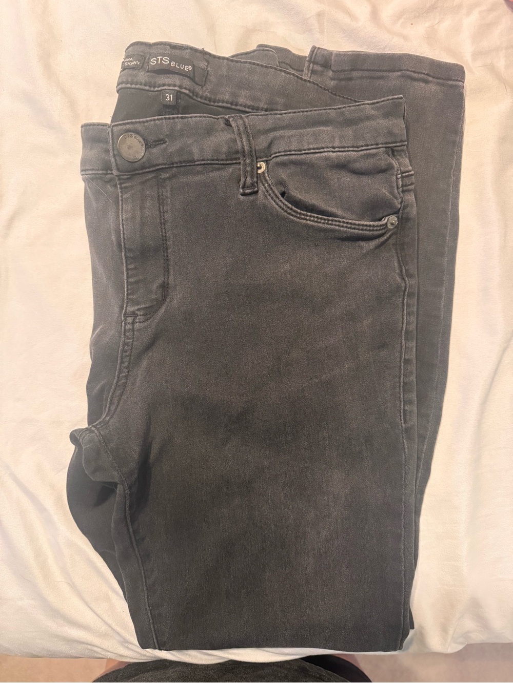 STS Blue Charcoal Ankle Skinny Jeans